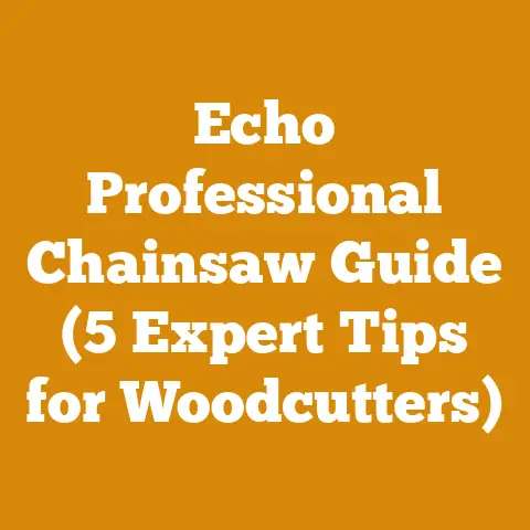 Echo Professional Chainsaw Guide (5 Expert Tips for Woodcutters)