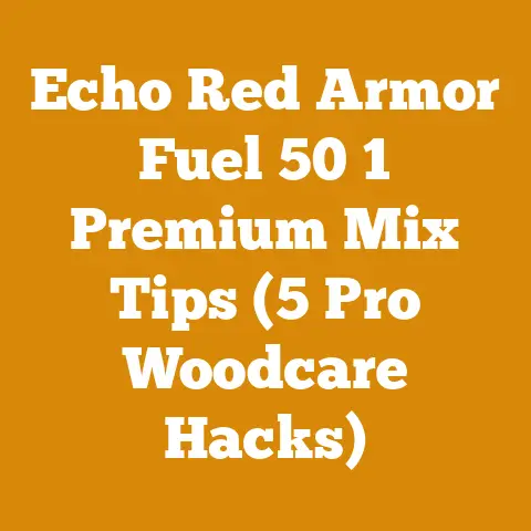 Echo Red Armor Fuel 50 1 Premium Mix Tips (5 Pro Woodcare Hacks)