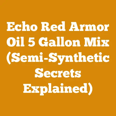 Echo Red Armor Oil 5 Gallon Mix (Semi-Synthetic Secrets Explained)
