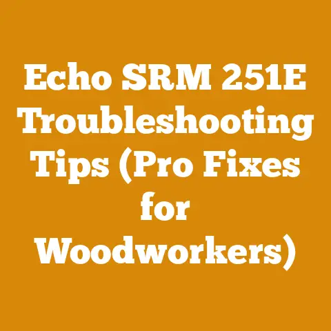 Echo SRM 251E Troubleshooting Tips (Pro Fixes for Woodworkers)