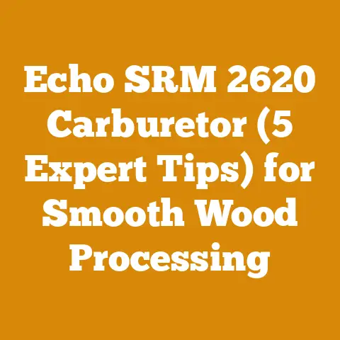 Echo SRM 2620 Carburetor (5 Expert Tips) for Smooth Wood Processing