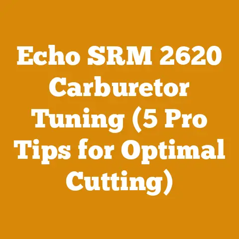 Echo SRM 2620 Carburetor Tuning (5 Pro Tips for Optimal Cutting)