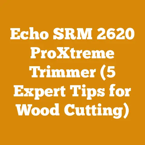 Echo SRM 2620 ProXtreme Trimmer (5 Expert Tips for Wood Cutting)