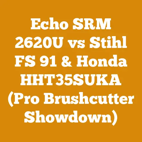 Echo SRM 2620U vs Stihl FS 91 & Honda HHT35SUKA (Pro Brushcutter Showdown)
