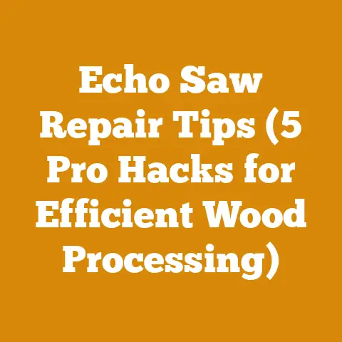 Echo Saw Repair Tips (5 Pro Hacks for Efficient Wood Processing)