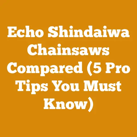 Echo Shindaiwa Chainsaws Compared (5 Pro Tips You Must Know)