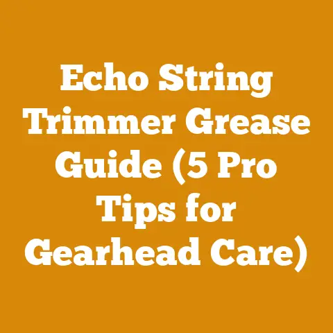 Echo String Trimmer Grease Guide (5 Pro Tips for Gearhead Care)