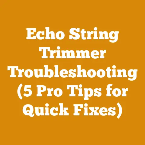 Echo String Trimmer Troubleshooting (5 Pro Tips for Quick Fixes)