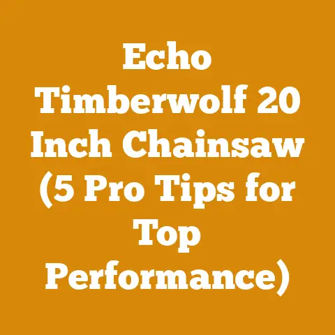 Echo Timberwolf 20 Inch Chainsaw (5 Pro Tips for Top Performance)