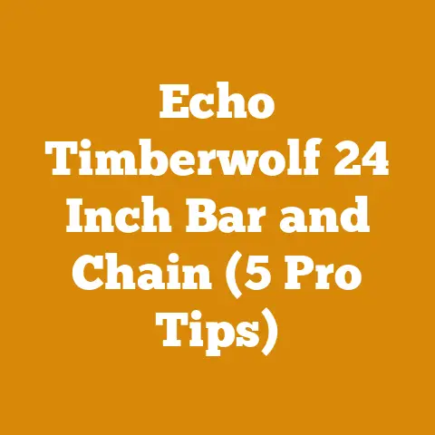 Echo Timberwolf 24 Inch Bar and Chain (5 Pro Tips)