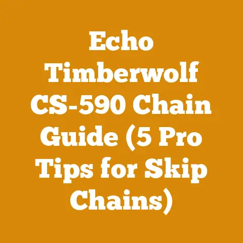 Echo Timberwolf CS-590 Chain Guide (5 Pro Tips for Skip Chains)