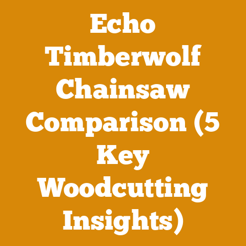Echo Timberwolf Chainsaw Comparison (5 Key Woodcutting Insights)