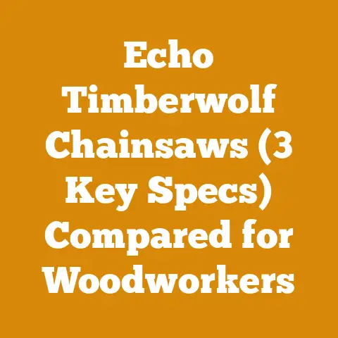 Echo Timberwolf Chainsaws (3 Key Specs) Compared for Woodworkers