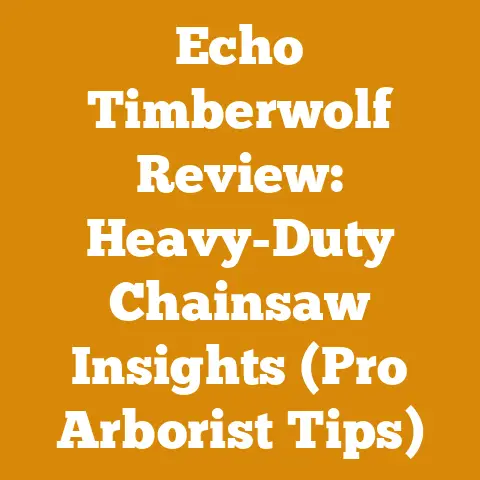 Echo Timberwolf Review: Heavy-Duty Chainsaw Insights (Pro Arborist Tips)