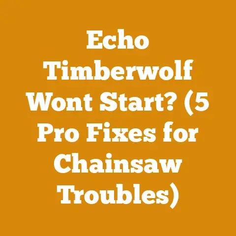 Echo Timberwolf Wont Start? (5 Pro Fixes for Chainsaw Troubles)