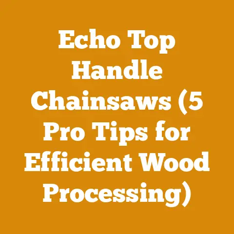 Echo Top Handle Chainsaws (5 Pro Tips for Efficient Wood Processing)