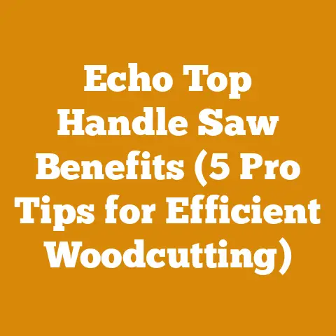 Echo Top Handle Saw Benefits (5 Pro Tips for Efficient Woodcutting)