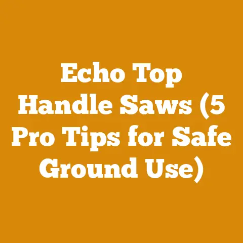 Echo Top Handle Saws (5 Pro Tips for Safe Ground Use)
