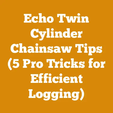Echo Twin Cylinder Chainsaw Tips (5 Pro Tricks for Efficient Logging)
