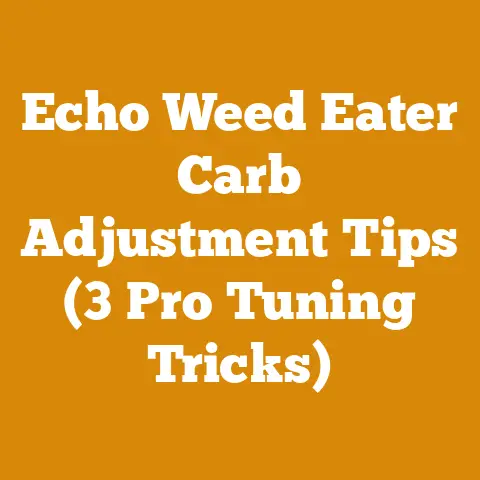 Echo Weed Eater Carb Adjustment Tips (3 Pro Tuning Tricks)