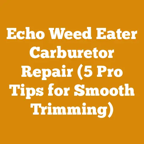 Echo Weed Eater Carburetor Repair (5 Pro Tips for Smooth Trimming)