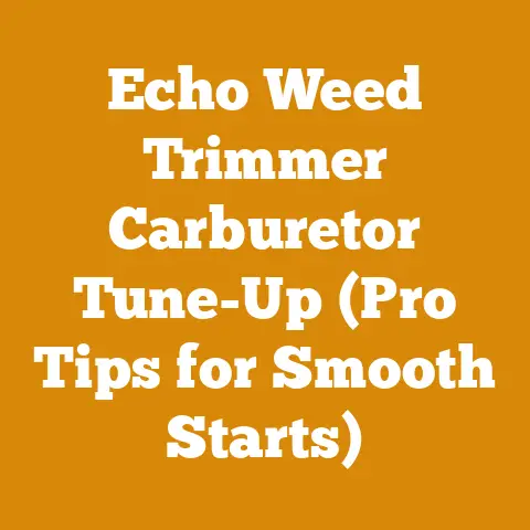 Echo Weed Trimmer Carburetor Tune-Up (Pro Tips for Smooth Starts)