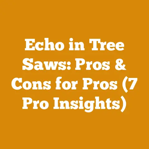 Echo in Tree Saws: Pros & Cons for Pros (7 Pro Insights)