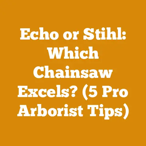 Echo or Stihl: Which Chainsaw Excels? (5 Pro Arborist Tips)