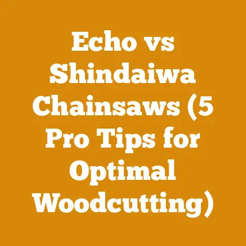 Echo vs Shindaiwa Chainsaws (5 Pro Tips for Optimal Woodcutting)