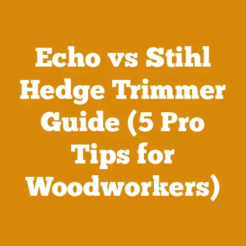 Echo vs Stihl Hedge Trimmer Guide (5 Pro Tips for Woodworkers)