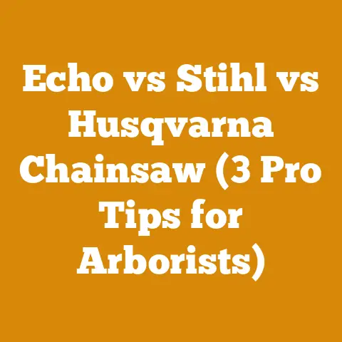 Echo vs Stihl vs Husqvarna Chainsaw (3 Pro Tips for Arborists)
