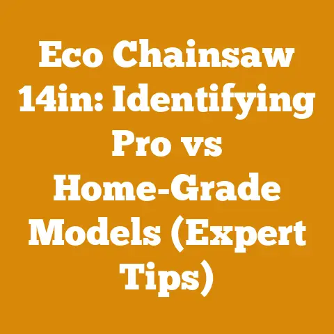 Eco Chainsaw 14in: Identifying Pro vs Home-Grade Models (Expert Tips)