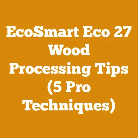 EcoSmart Eco 27 Wood Processing Tips (5 Pro Techniques)