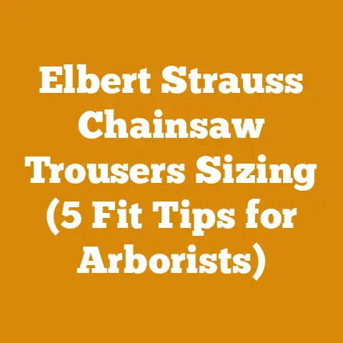 Elbert Strauss Chainsaw Trousers Sizing (5 Fit Tips for Arborists)