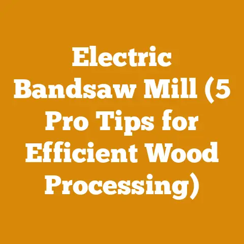Electric Bandsaw Mill (5 Pro Tips for Efficient Wood Processing)