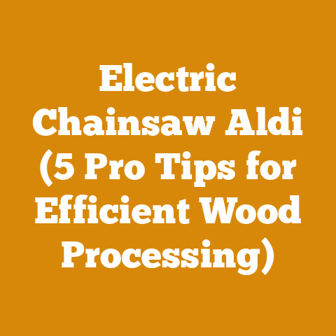Electric Chainsaw Aldi (5 Pro Tips for Efficient Wood Processing)