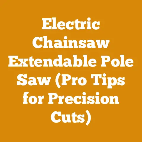 Electric Chainsaw Extendable Pole Saw (Pro Tips for Precision Cuts)