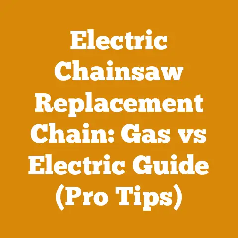 Electric Chainsaw Replacement Chain: Gas vs Electric Guide (Pro Tips)