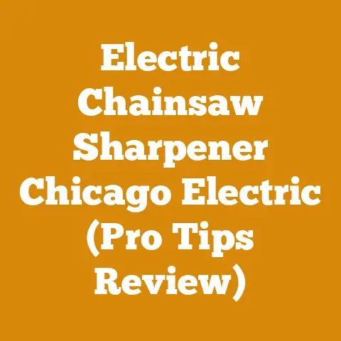 Electric Chainsaw Sharpener Chicago Electric (Pro Tips Review)
