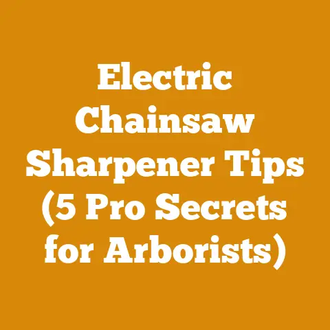 Electric Chainsaw Sharpener Tips (5 Pro Secrets for Arborists)