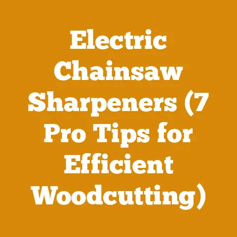Electric Chainsaw Sharpeners (7 Pro Tips for Efficient Woodcutting)