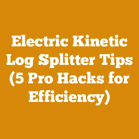Electric Kinetic Log Splitter Tips (5 Pro Hacks for Efficiency)
