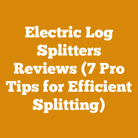 Electric Log Splitters Reviews (7 Pro Tips for Efficient Splitting)