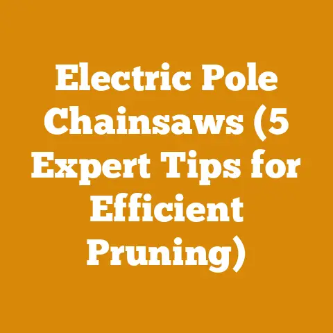 Electric Pole Chainsaws (5 Expert Tips for Efficient Pruning)