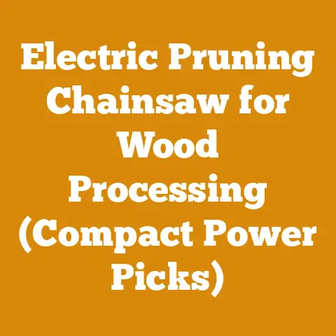 Electric Pruning Chainsaw for Wood Processing (Compact Power Picks)