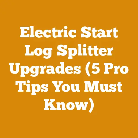 Electric Start Log Splitter Upgrades (5 Pro Tips You Must Know)