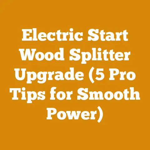 Electric Start Wood Splitter Upgrade (5 Pro Tips for Smooth Power)