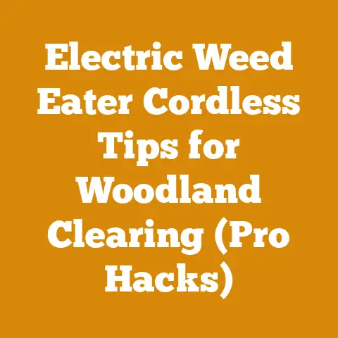 Electric Weed Eater Cordless Tips for Woodland Clearing (Pro Hacks)