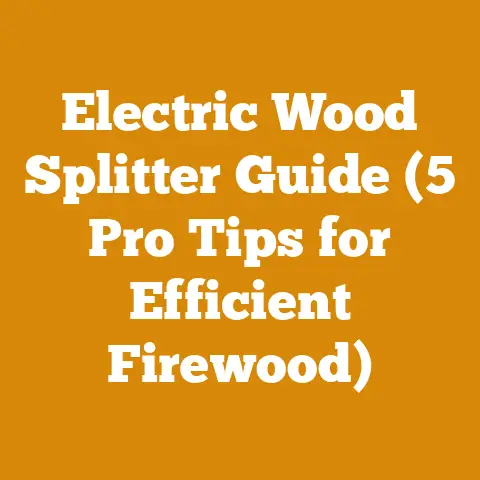 Electric Wood Splitter Guide (5 Pro Tips for Efficient Firewood)