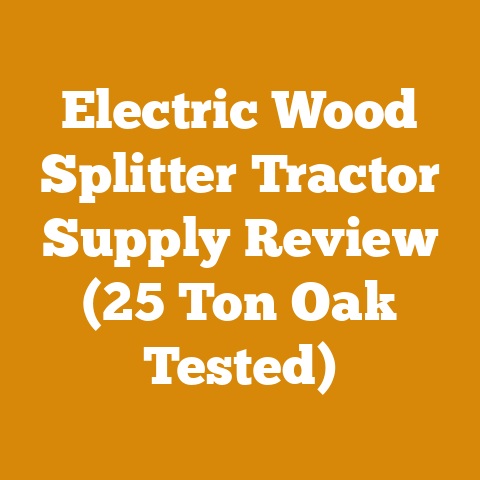 Electric Wood Splitter Tractor Supply Review (25 Ton Oak Tested)